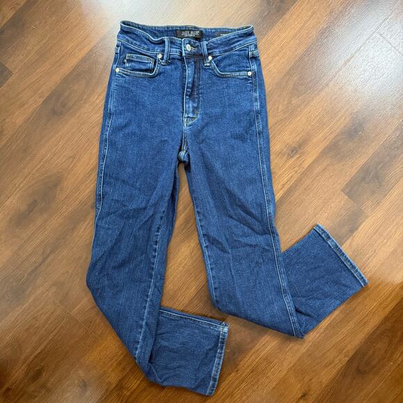 Judy Blue Denim - Judy Blue Straight Leg High Rise Jeans Dark Wash Y2K Casual Minimalist Sz 3/26